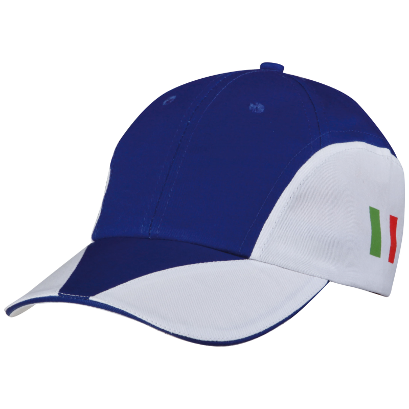 Cappellino 8 pannelli bicolore sandwich