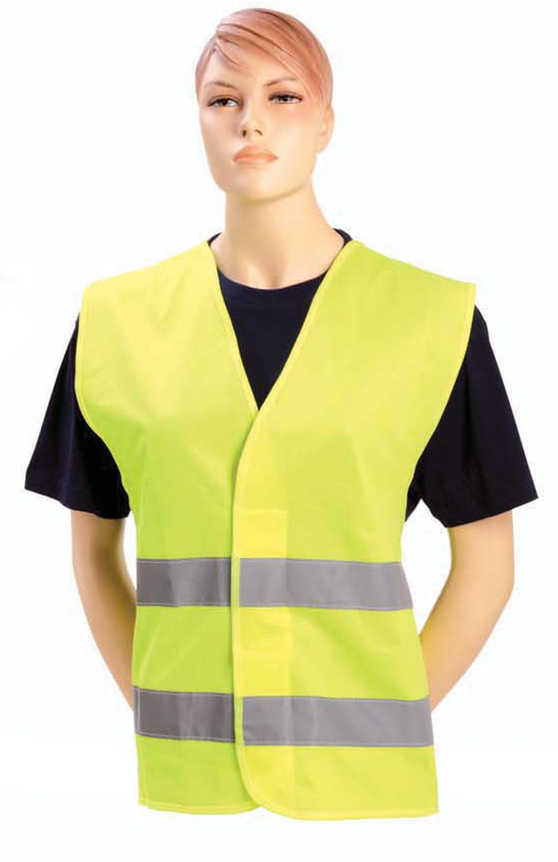 Gilet fluorescente di sicurezza