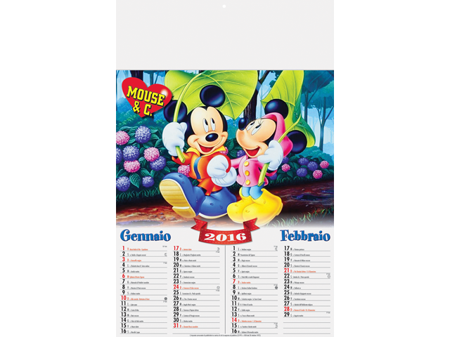 Calendario Illustrato Mouse & Co.