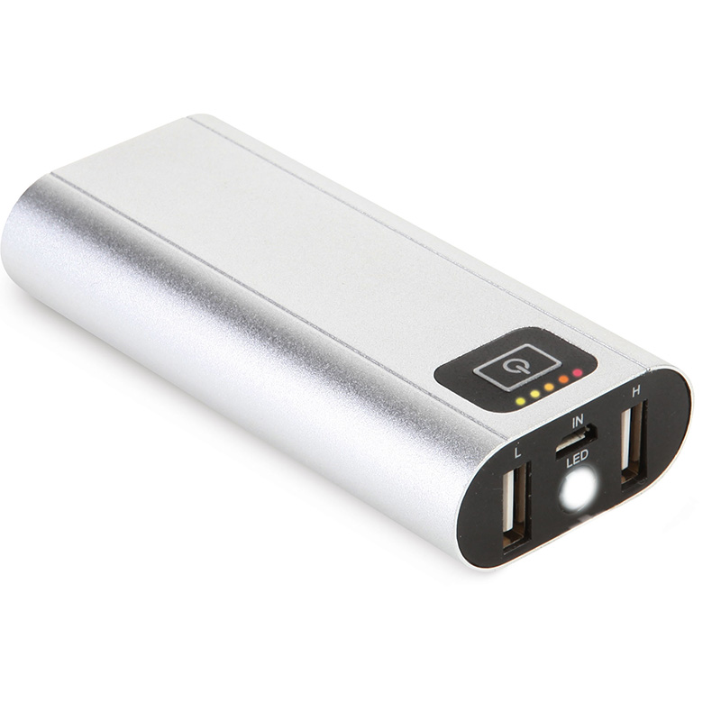 Caricatore USB con luce ed indicatore luminoso di carica da 4000mAh