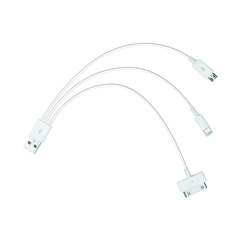 CAVETTO 3 IN 1 con connettore dock