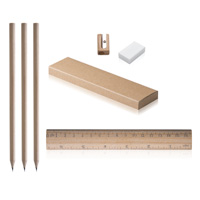 Set 3 matite in legno Joy