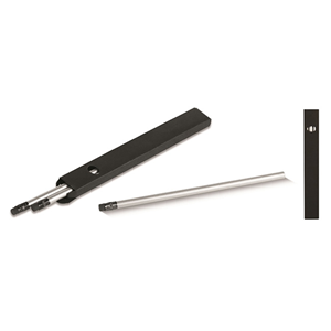 Matite in legno 3 pezzi Silver