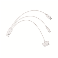 CAVETTO 3 IN 1 con connettore dock